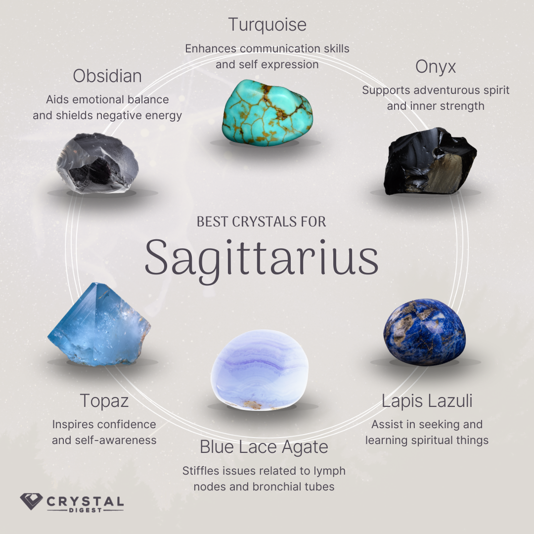 Best Sagittarius Crystals for Abundance, Protection, and Growth