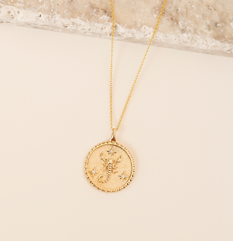 Scorpio Necklace： Unleash Your Zodiac Power with Gold and Gemstones