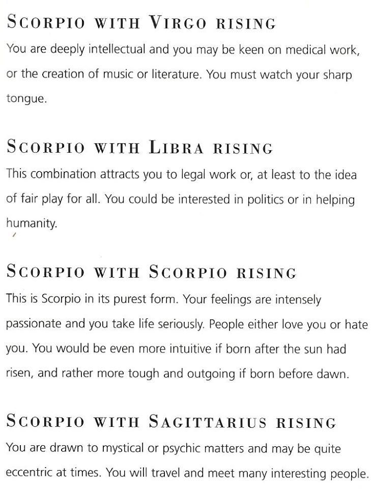 virgo sun scorpio rising