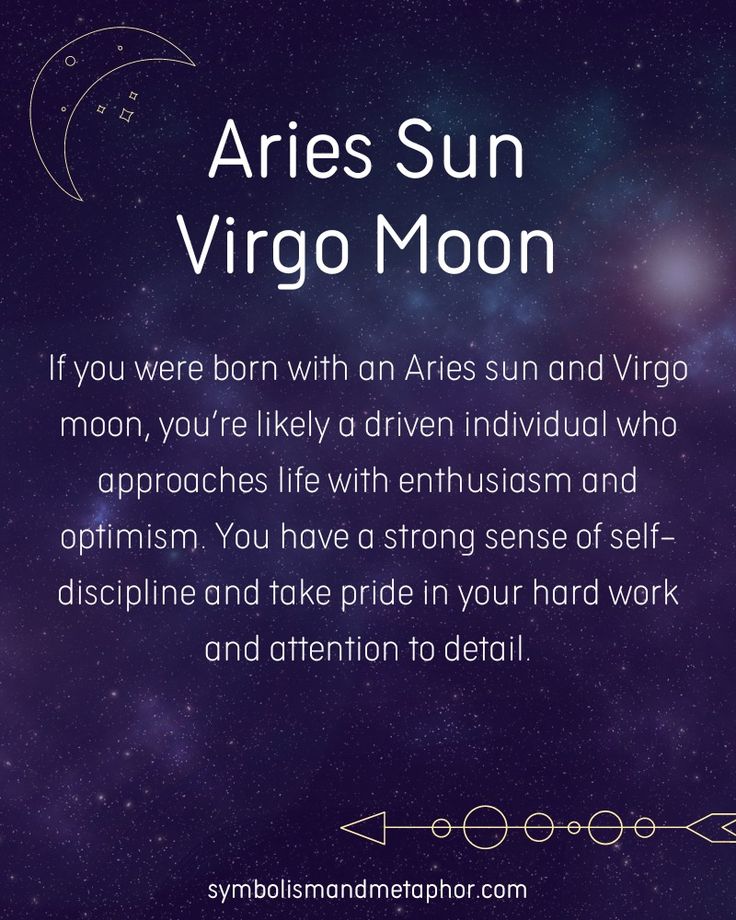 aries sun virgo moon