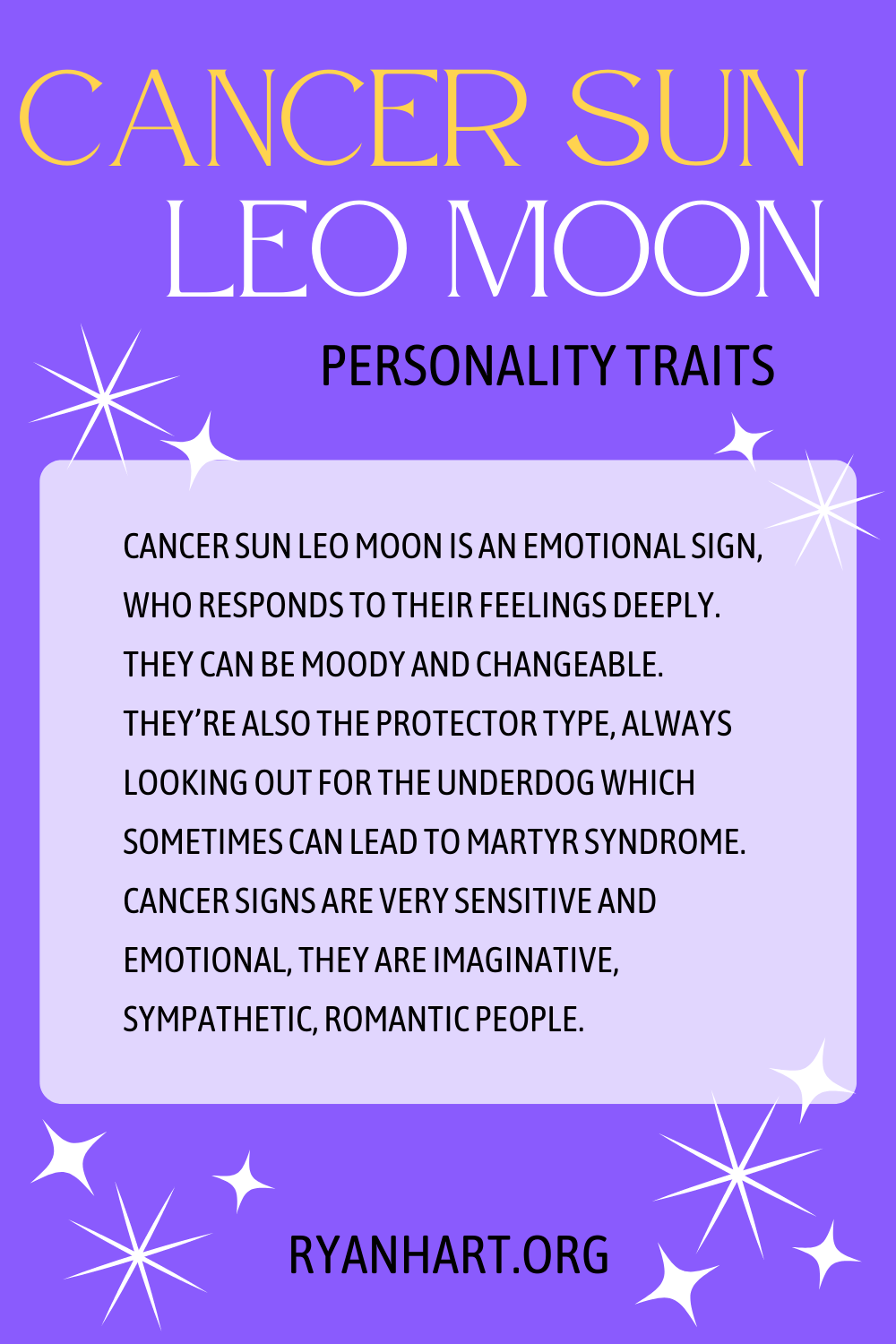 Understanding the Cancer Sun Leo Moon Personality: Traits and Compatibility