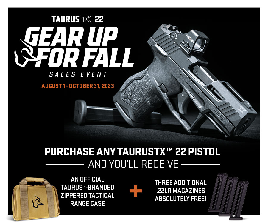 How to Claim Taurus Rebates on G-Series, TaurusTX 22 & More