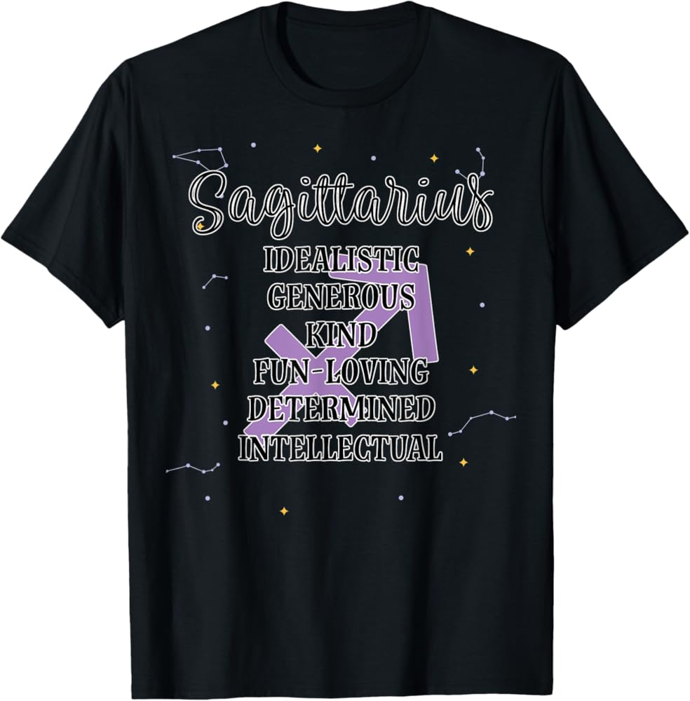 Best Sagittarius Shirt Designs for Zodiac Sign Enthusiasts