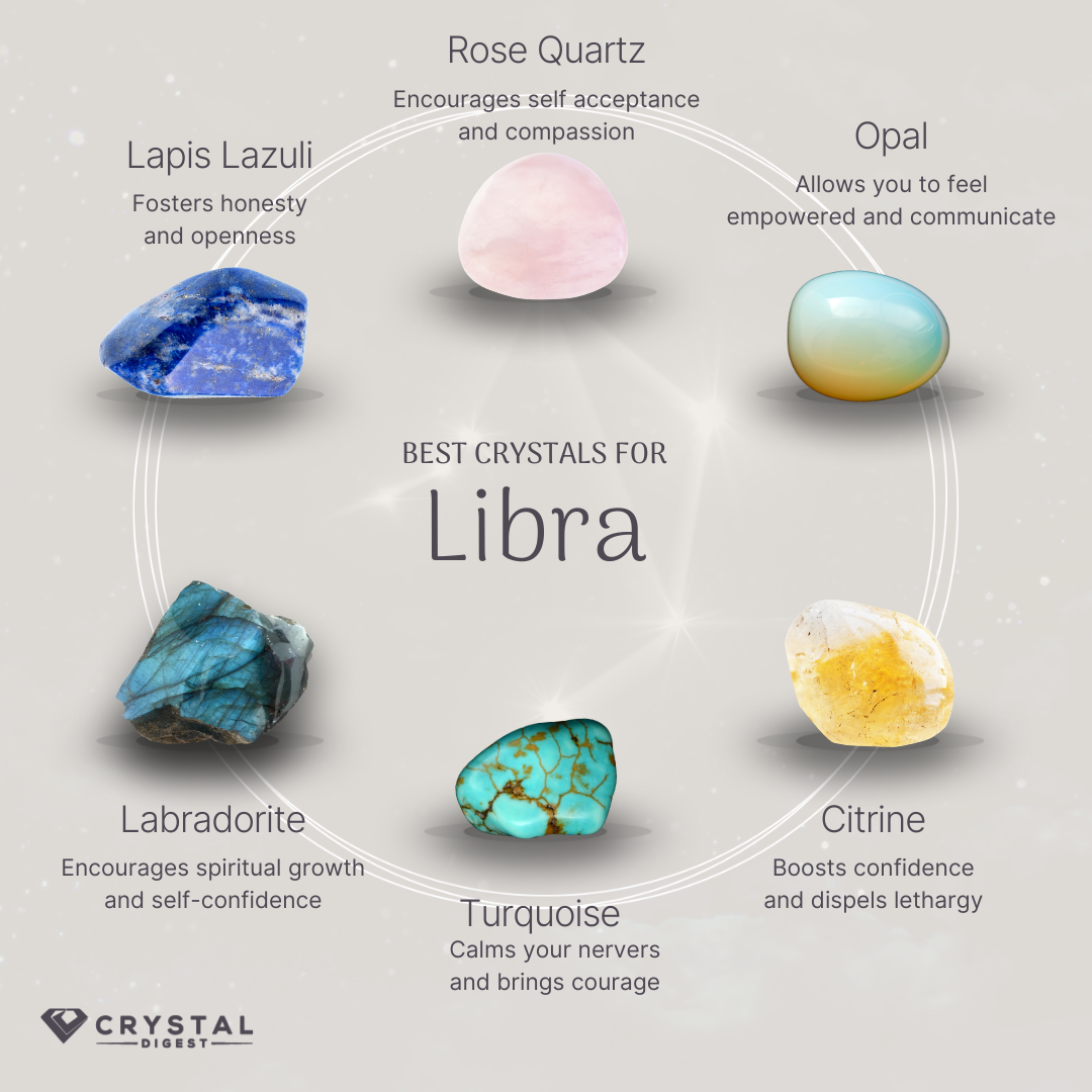 Powerful Crystals for Libra: Enhance Love, Harmony, and Balance