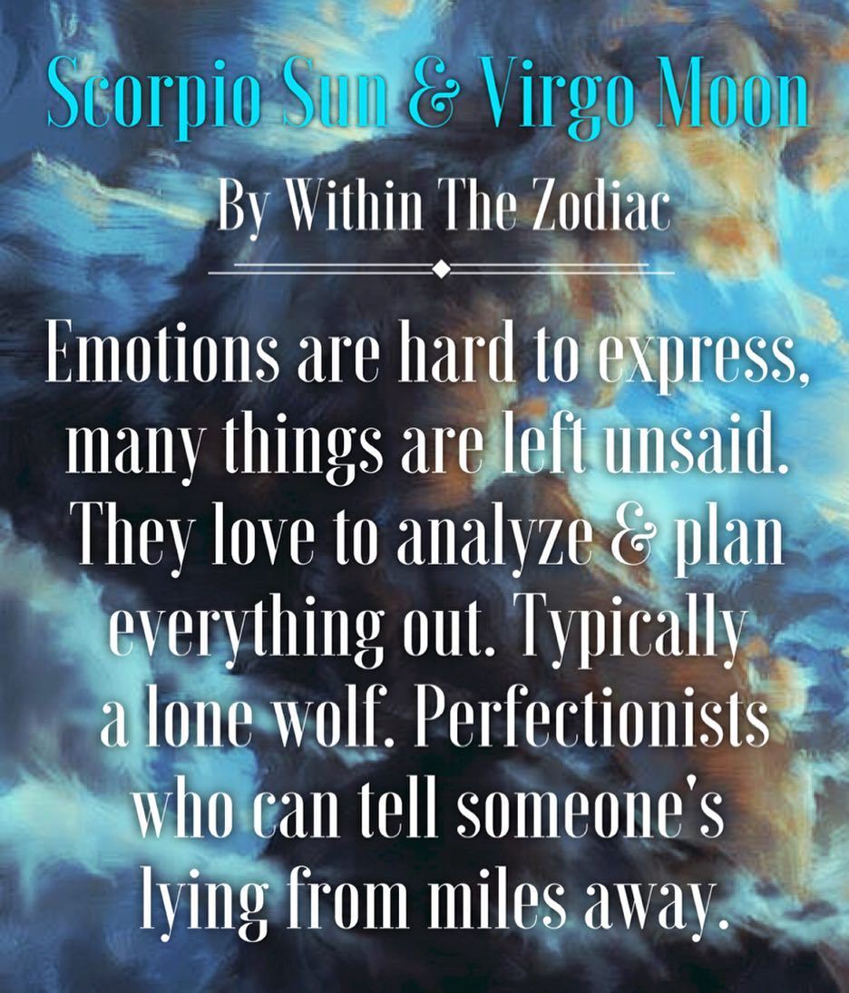 What Does Sun in Scorpio and Moon in Virgo Mean for Your Personality?