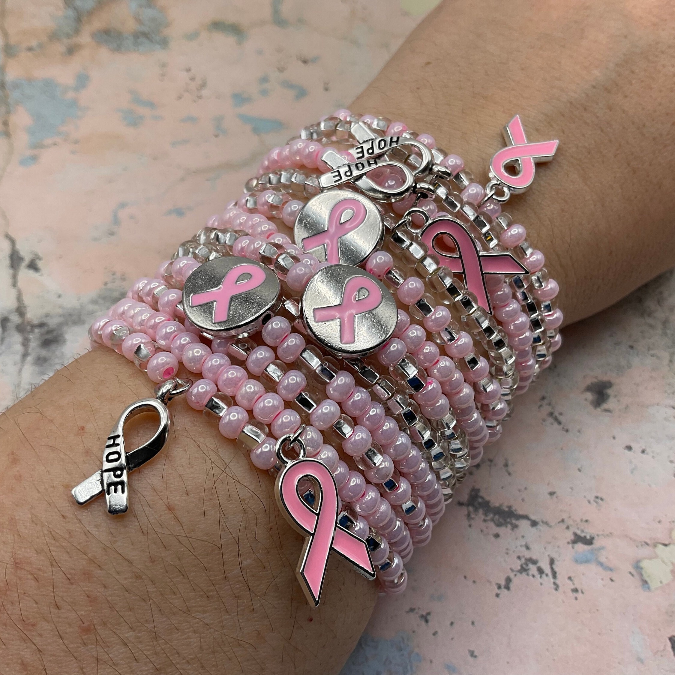 breast cancer bracelet