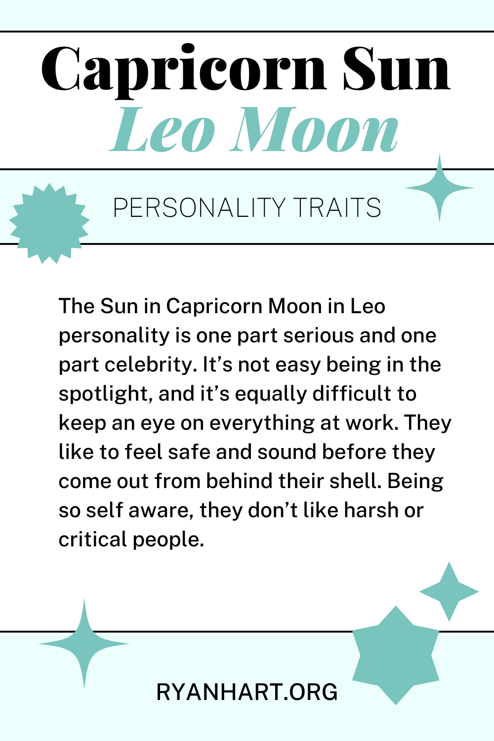 Capricorn Sun Leo Moon: Unveiling Your Unique Personality Traits