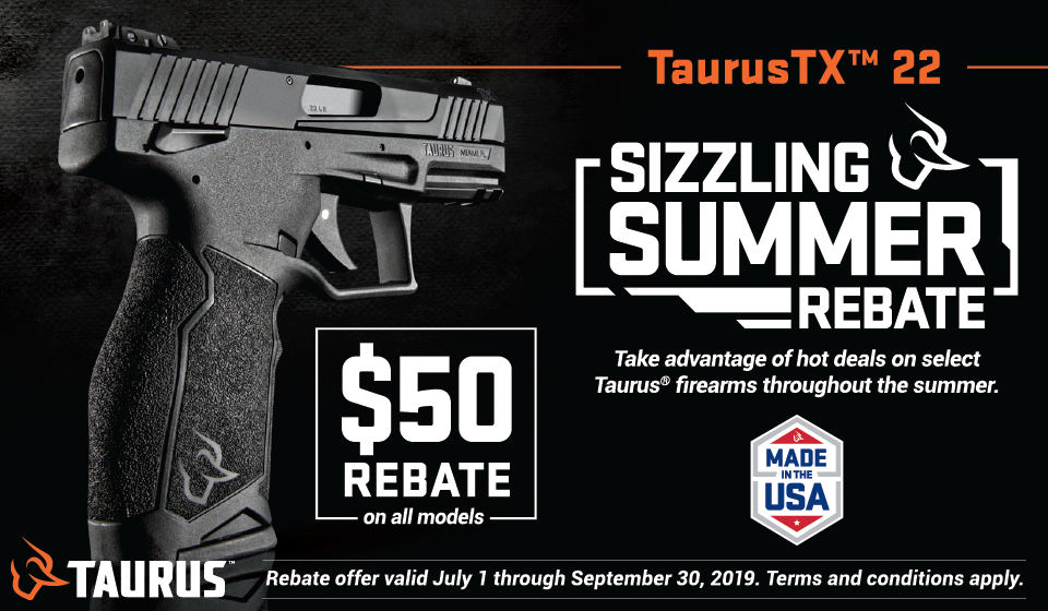 How to Claim Taurus Rebates on G-Series, TaurusTX 22 & More