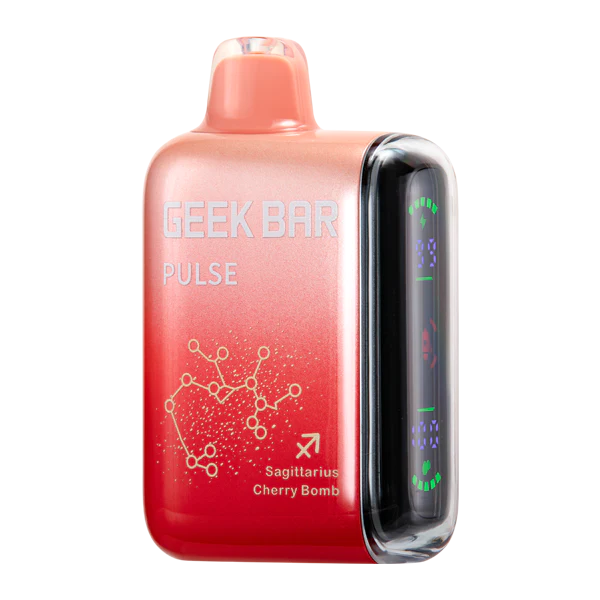 Geek Bar Pulse Sagittarius Cherry Bomb: A Vivid Cherry Vape with 15000 Puffs