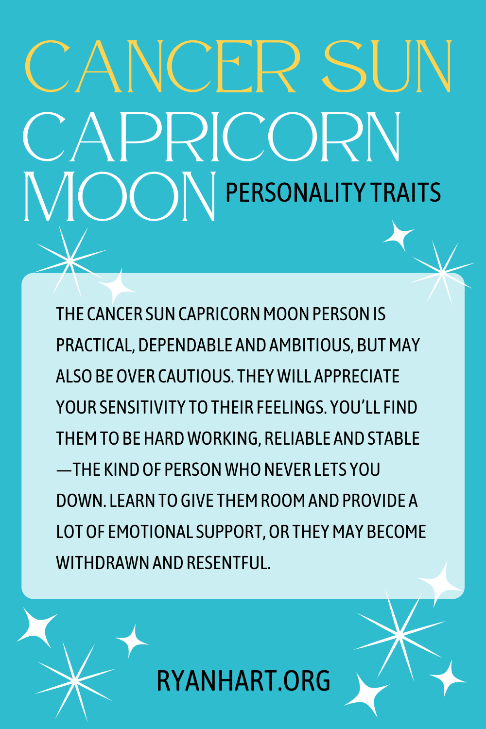 Sun in Capricorn Moon in Cancer: Understanding the Unique Personality Traits