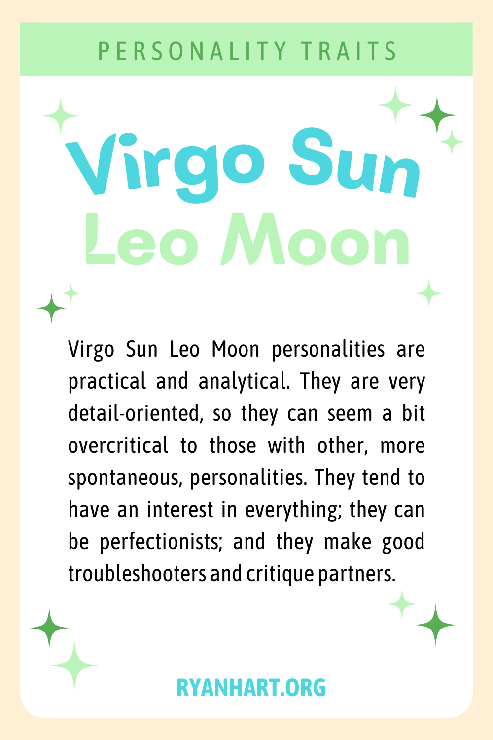 virgo sun leo moon