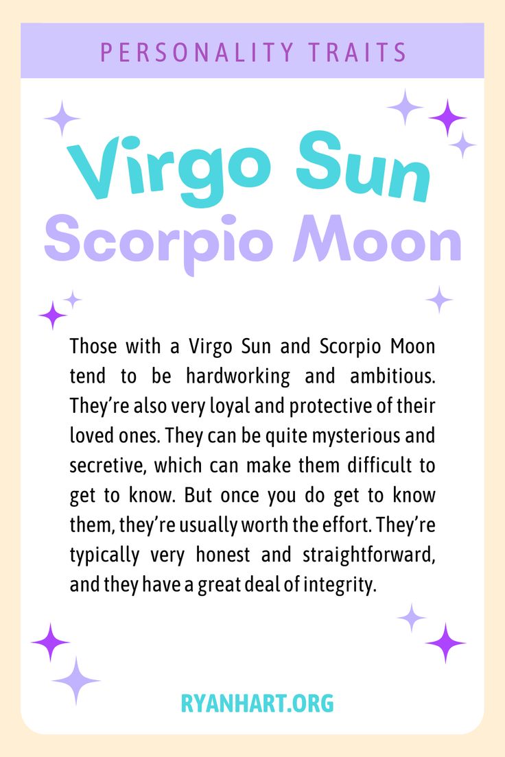 sun scorpio moon virgo