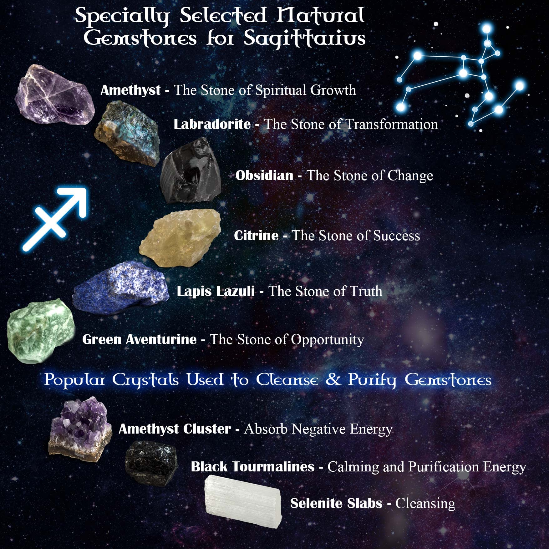 Best Crystals for Sagittarius: Top Stones for Healing and Growth