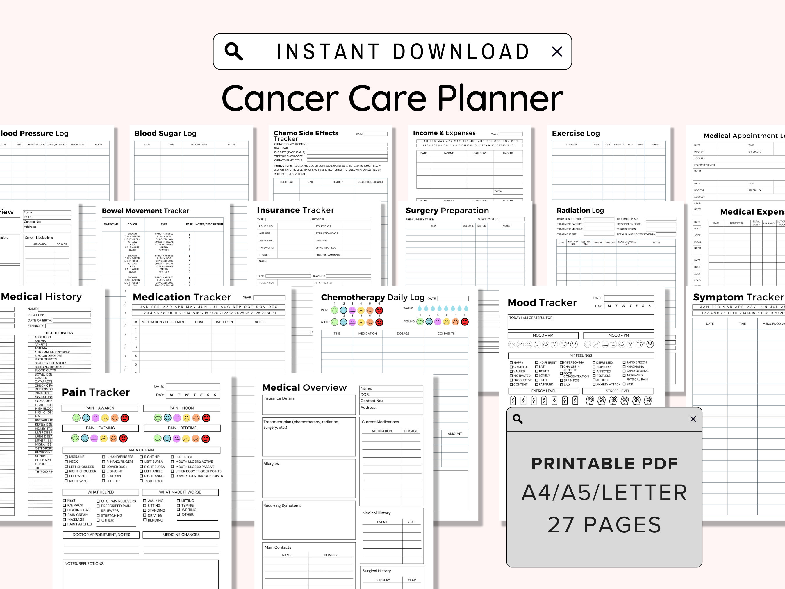 cancer caregiving template pdf