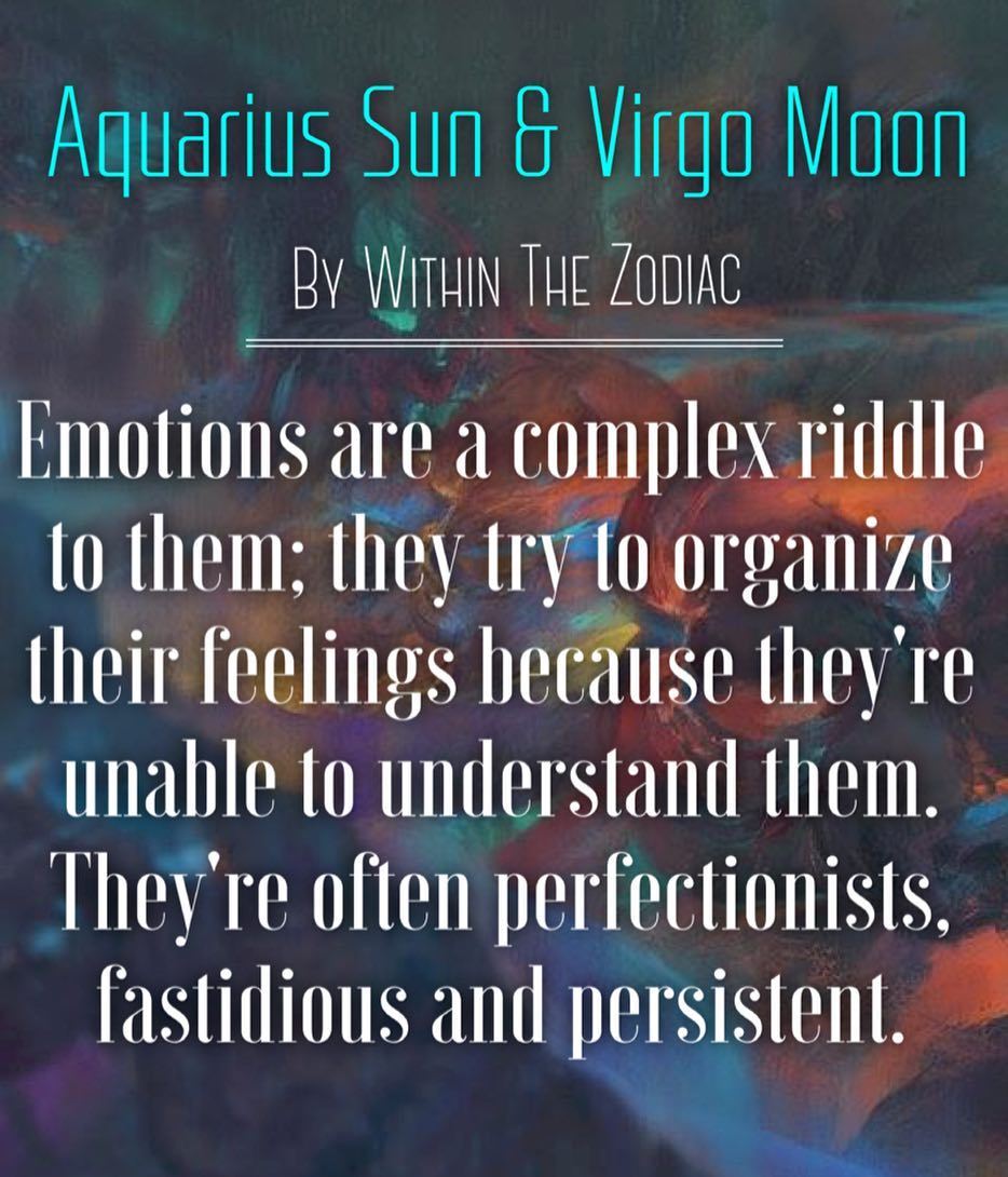 aquarius sun and virgo moon