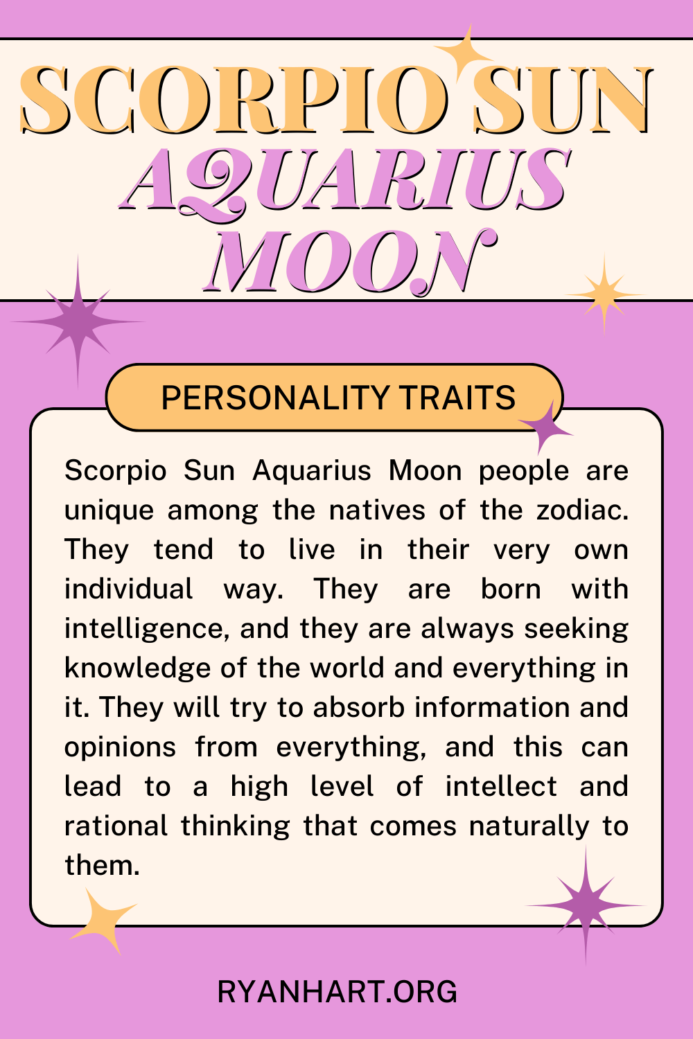 What Does Scorpio Sun Aquarius Moon Reveal About Your Personality?