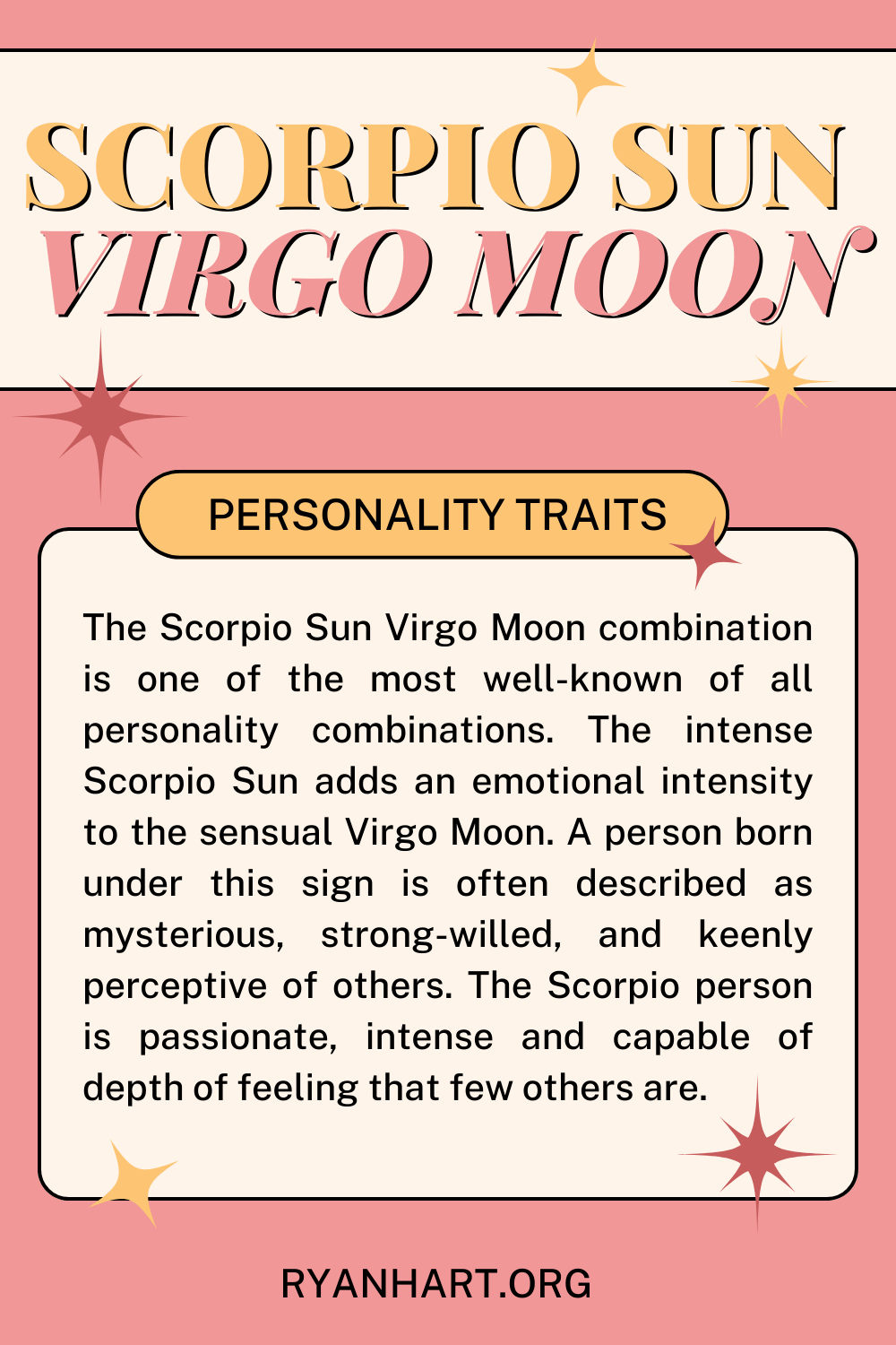 Exploring the Scorpio Sun Virgo Moon Personality： Depth Meets Precision