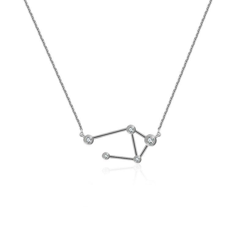 Elegant Libra Constellation Necklace - Gold & Silver Designs