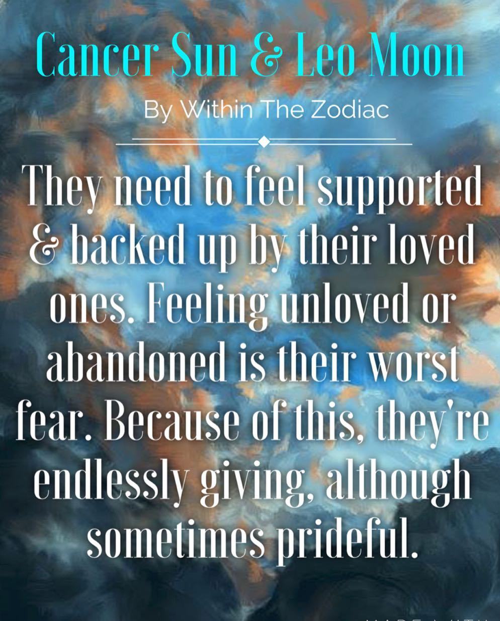 Understanding the Cancer Sun Leo Moon Personality: Traits and Compatibility