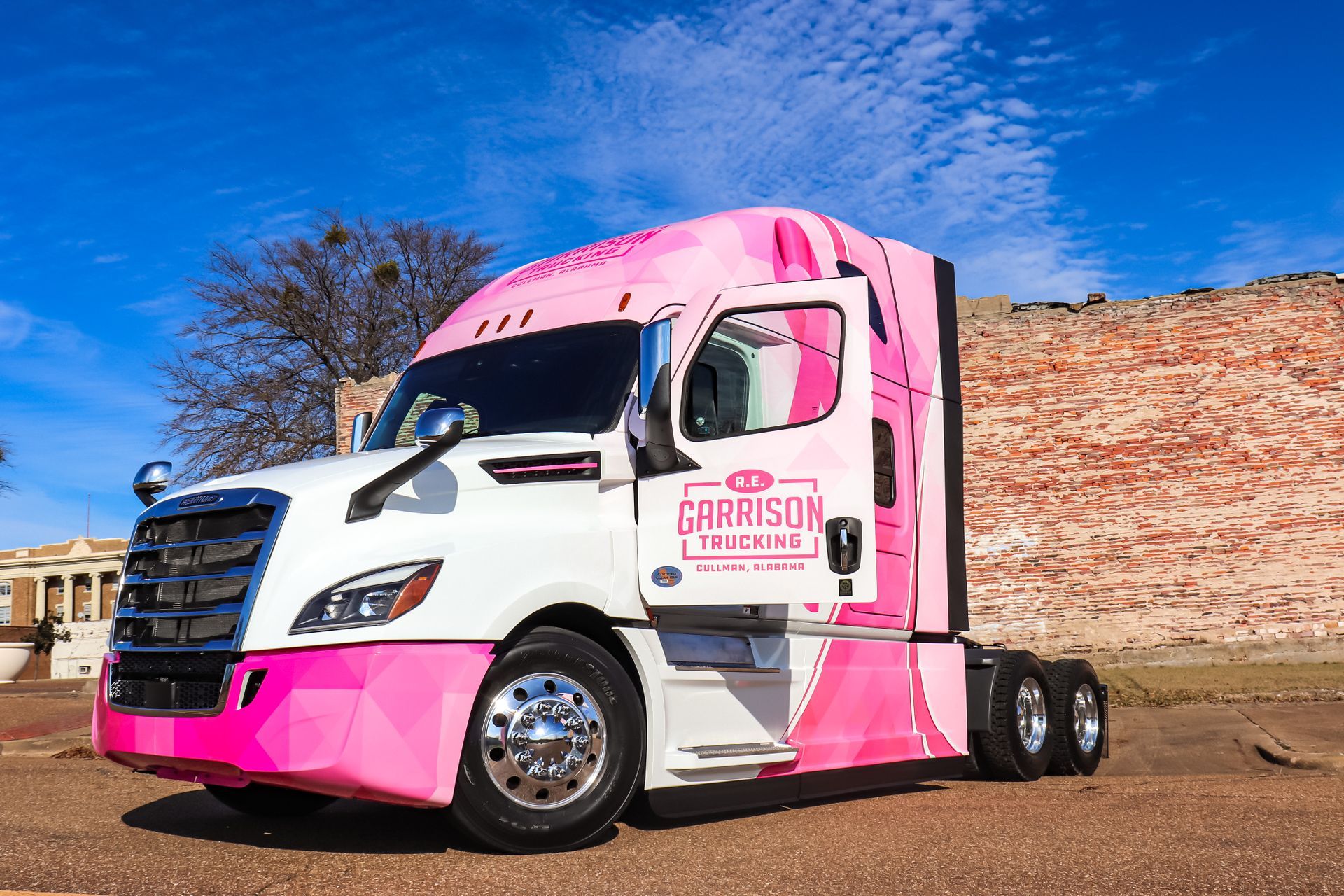 colorado big trucks cancer awareness