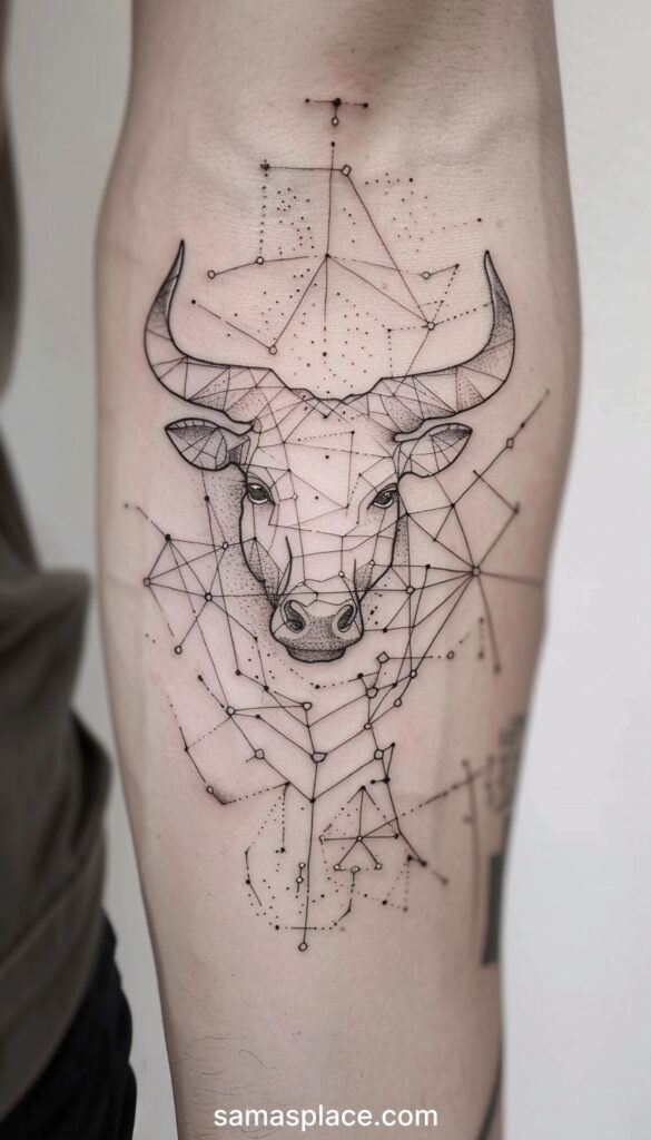 Unique Taurus Constellation Tattoos: A Celestial Tribute to the Bull