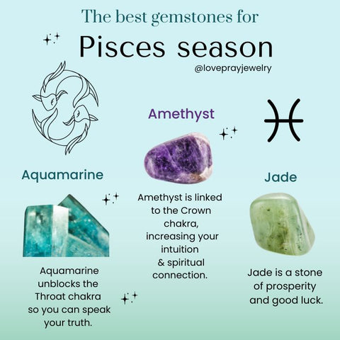 What's Pisces Birthstone? Discover Aquamarine and Amethyst Meanings