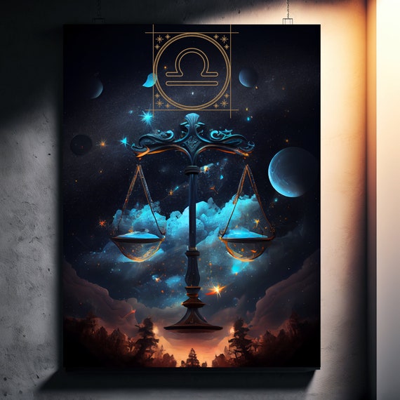 Stunning Libra Art Prints: Perfect for Zodiac Lovers and Home Decor