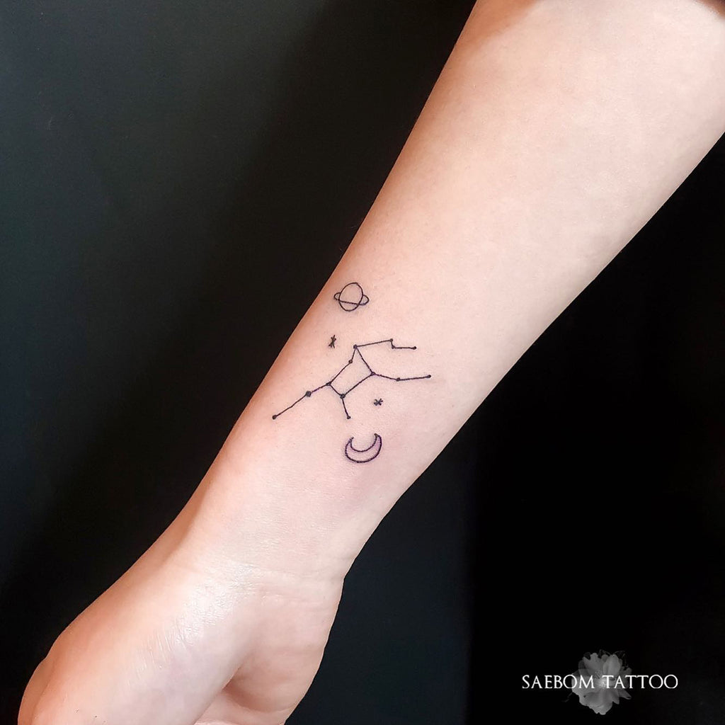 Trendy Virgo Constellation Tattoos: Perfect for Earth Sign Lovers