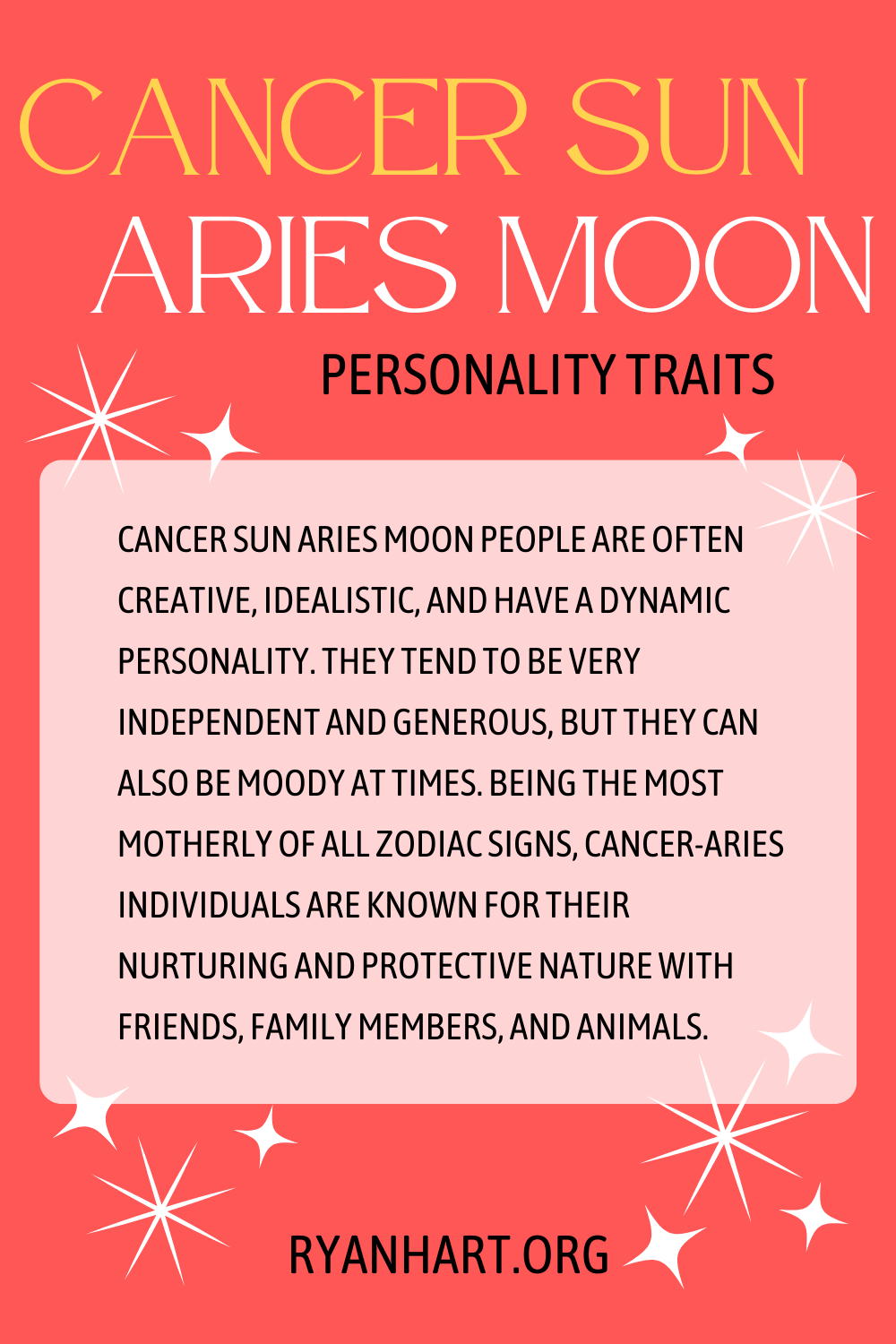 Cancer Sun Aries Moon Traits (Get to Know Them)