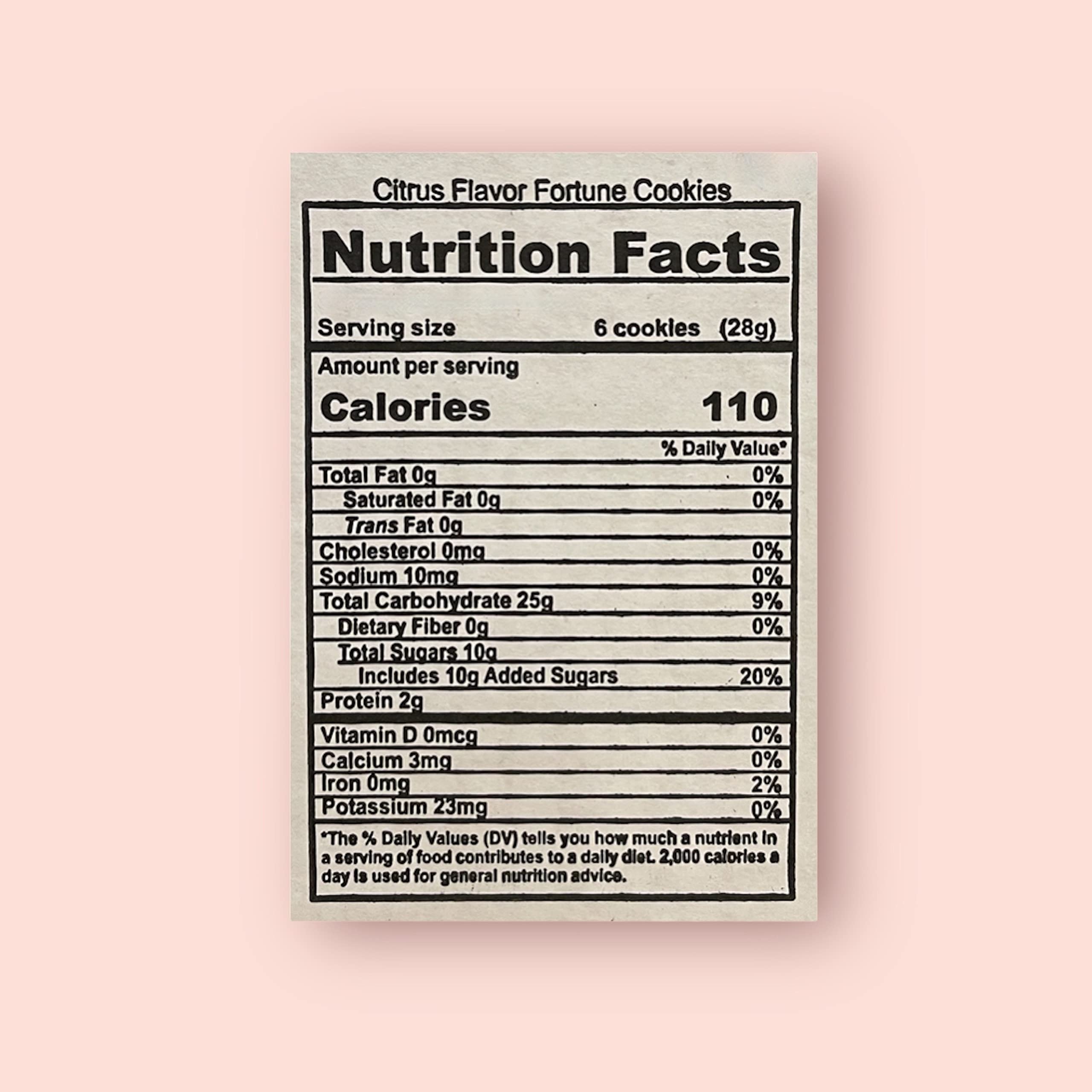 Quick Guide to Fortune Cookie Nutrition Facts and Ingredients