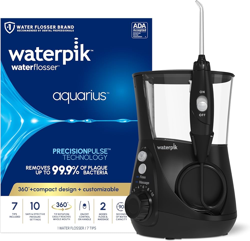 Get a Deep Clean with Waterpik Aquarius Water Flosser (Say Goodbye to Plaque and Hello to Healthy Gums)