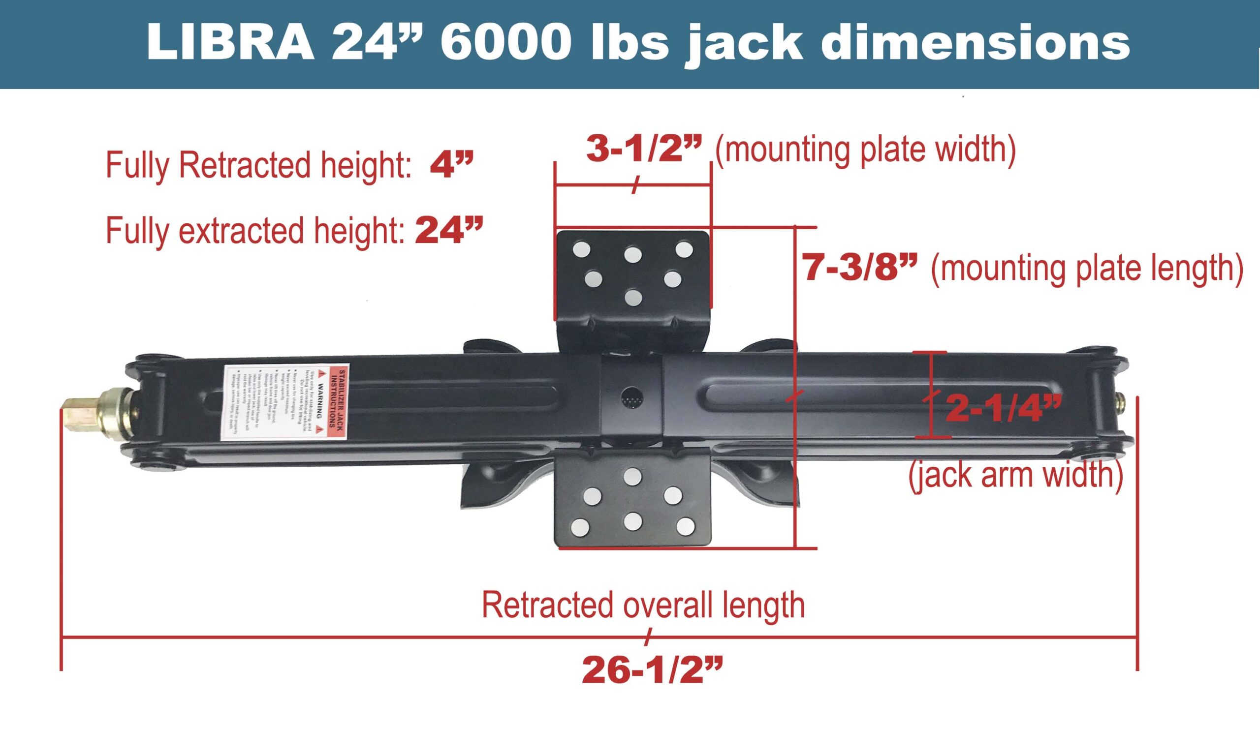 Need to know what size jack socket does libra jacks use? Lets figure it out.