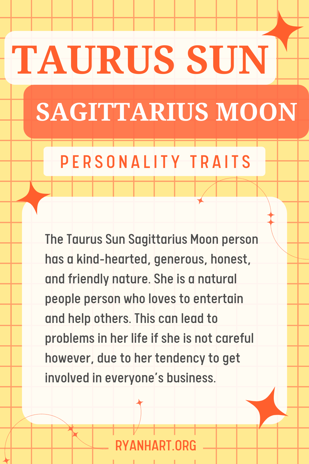 Taurus Sun, Sagittarius Moon traits: Are you this combo? Check out the detailed personality analysis.