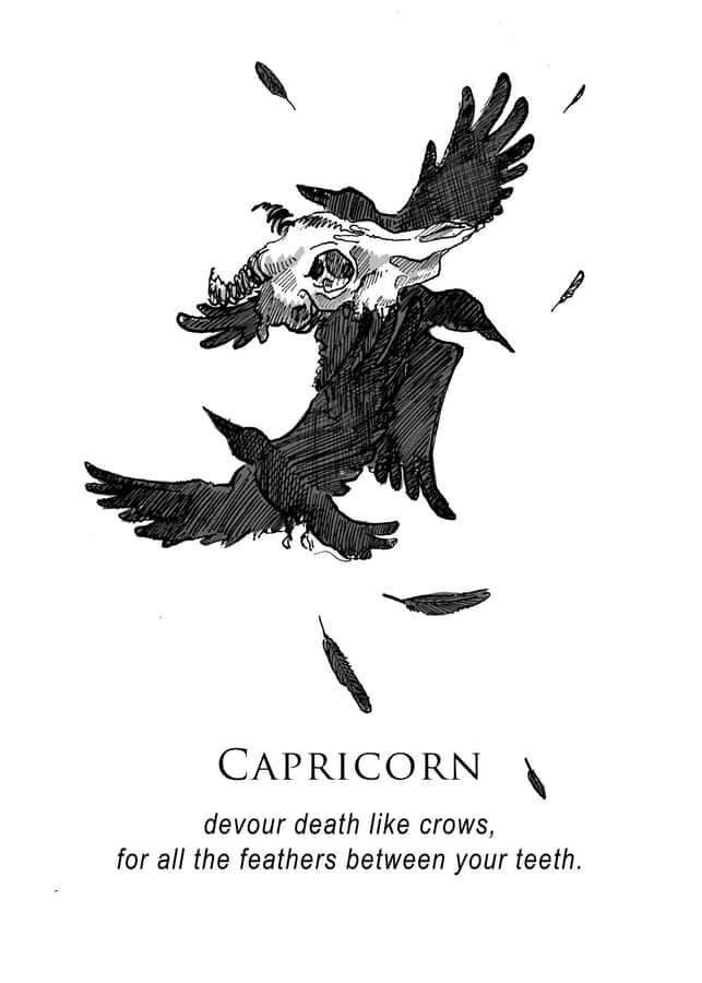 Unleash Your Inner Capricorn with Cool Dark Art