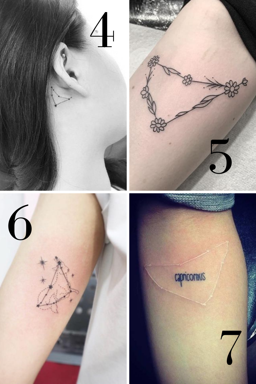 Capricornus constellation tattoo for men & women (Stylish ideas for everyone)