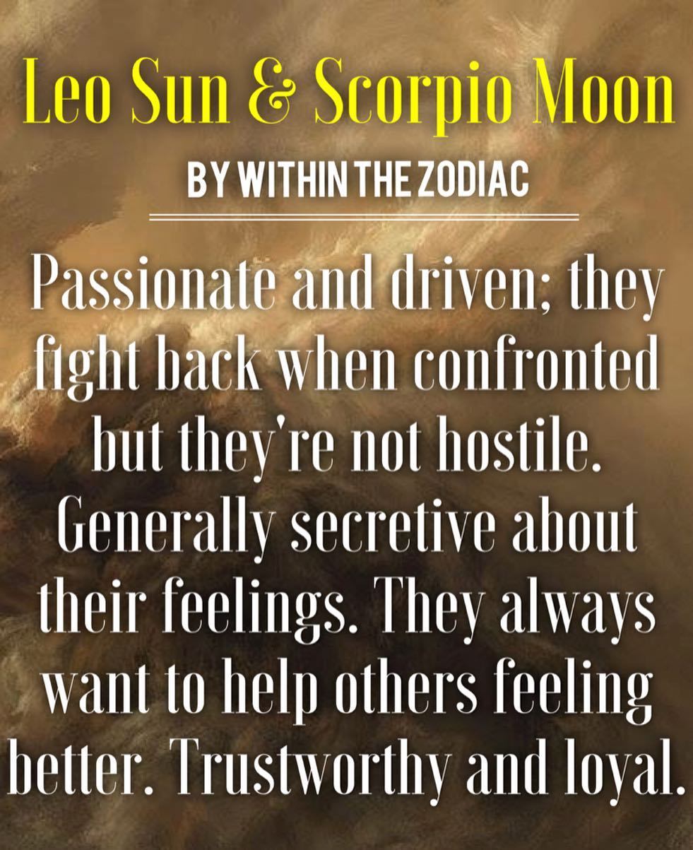 Leo Sun with Scorpio Moon: What Does It Mean for You?