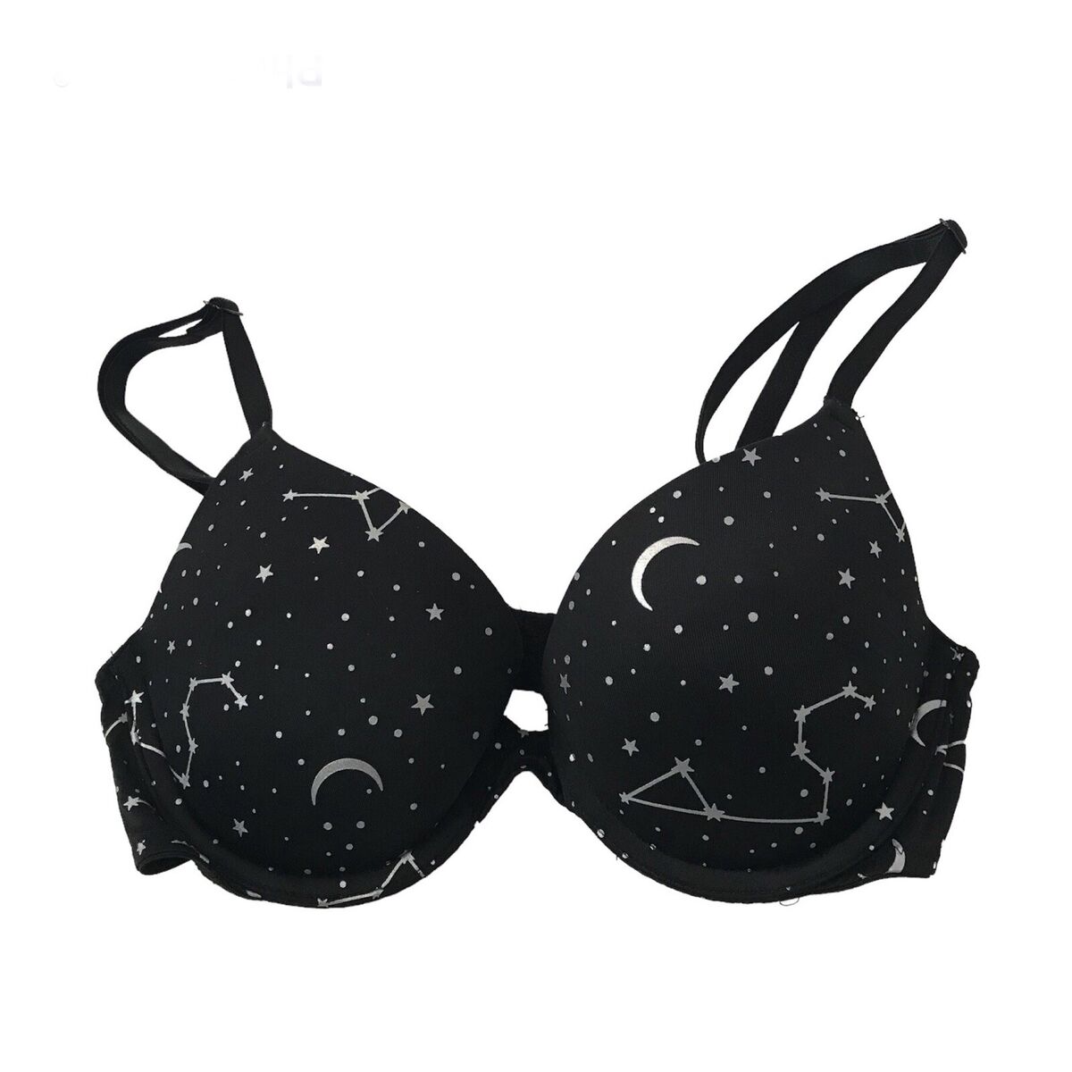 Black Bra with Stars: Victoria Secret Constellation Design - Find Your Size