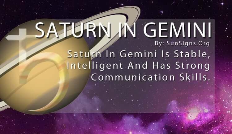 Saturn in Gemini: What Does It Mean for You?