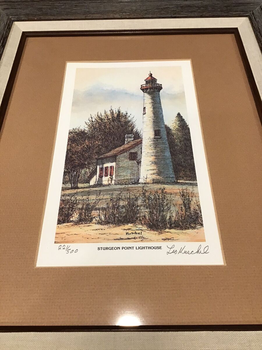 Leo Kuschel Paintings Detroit Lighthouse:  Explore Stunning Pictures!