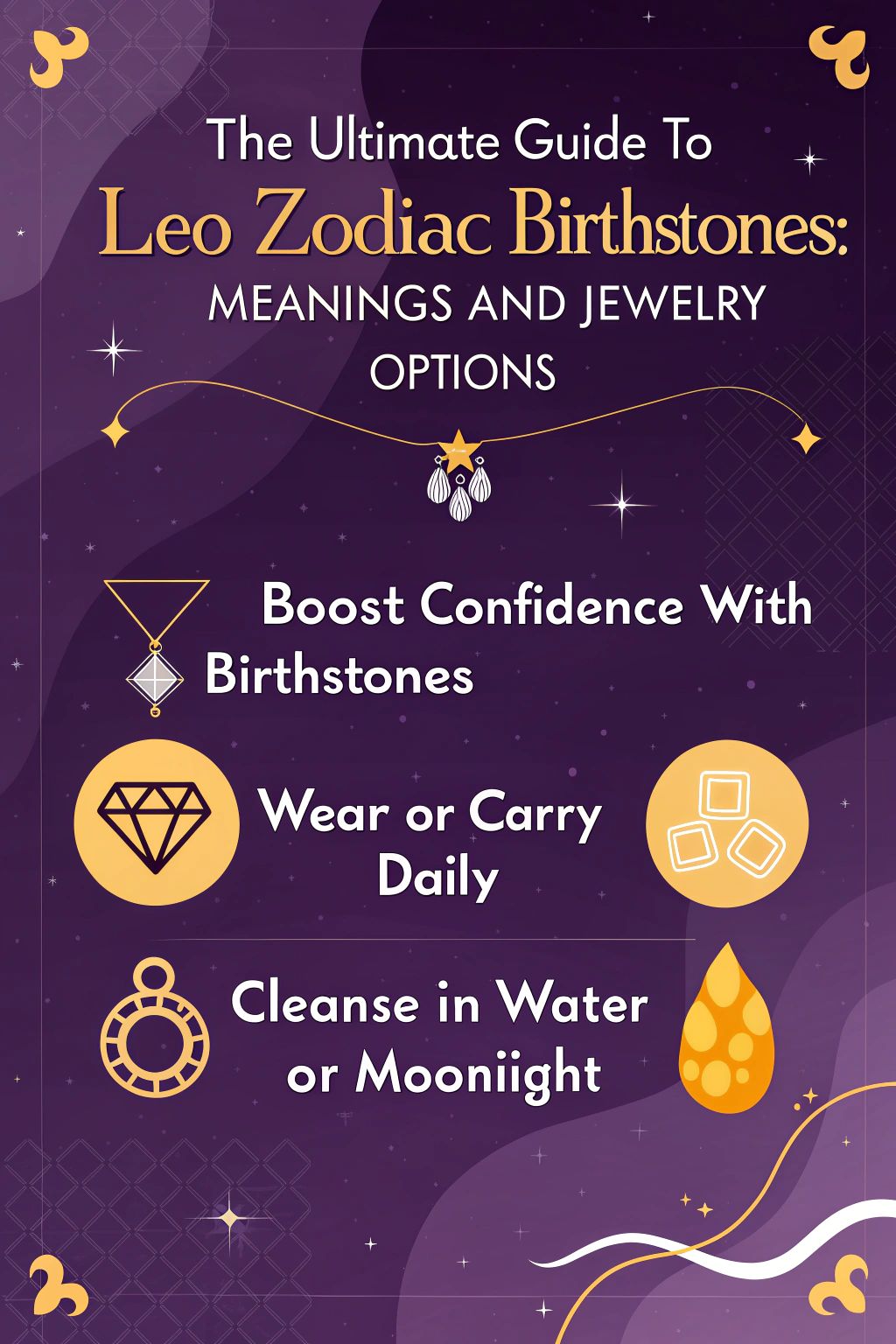 Your Ultimate Guide to Choosing a Leo Birth Stone