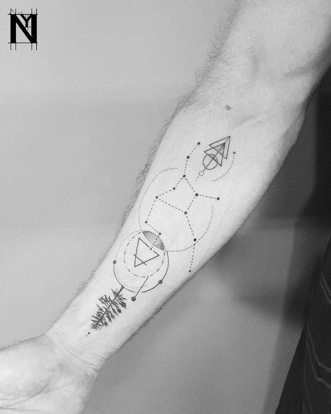 Best Virgo Star Constellation Tattoo Designs for Men