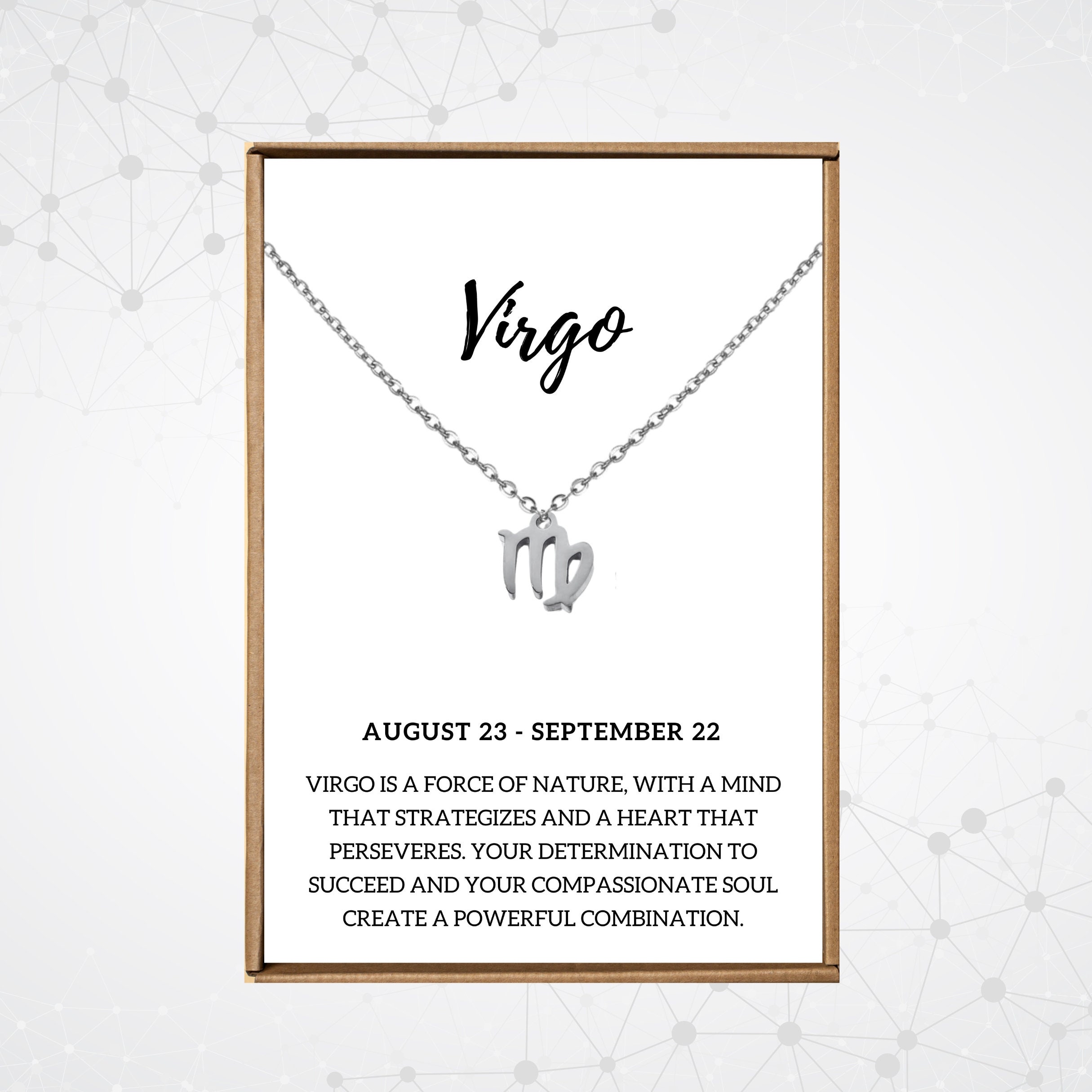 Virgo Necklace: The Perfect Gift for Her Special Day