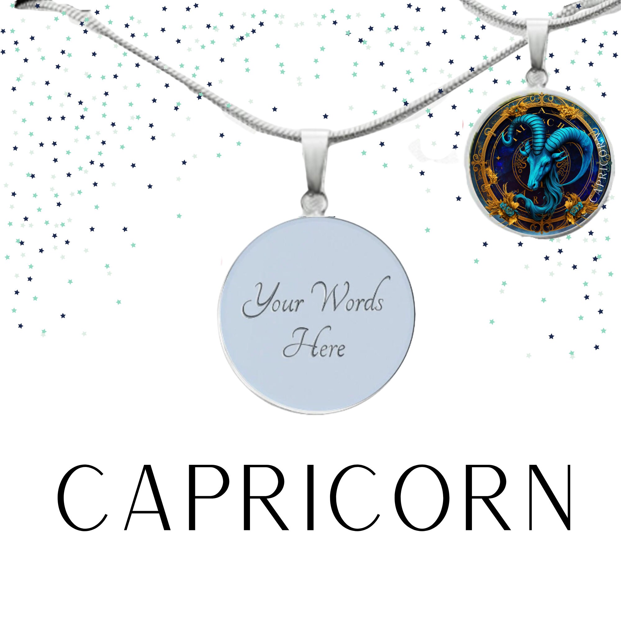 Capricorn necklace gift ideas (the perfect present for your favorite goat)