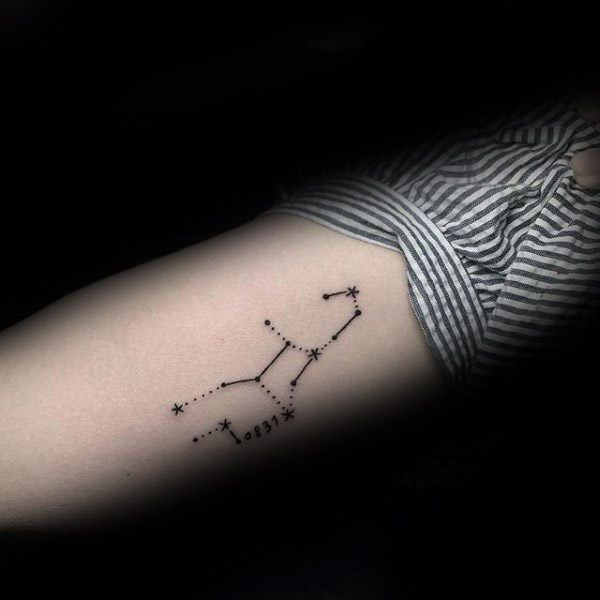 Best Virgo Star Constellation Tattoo Designs for Men