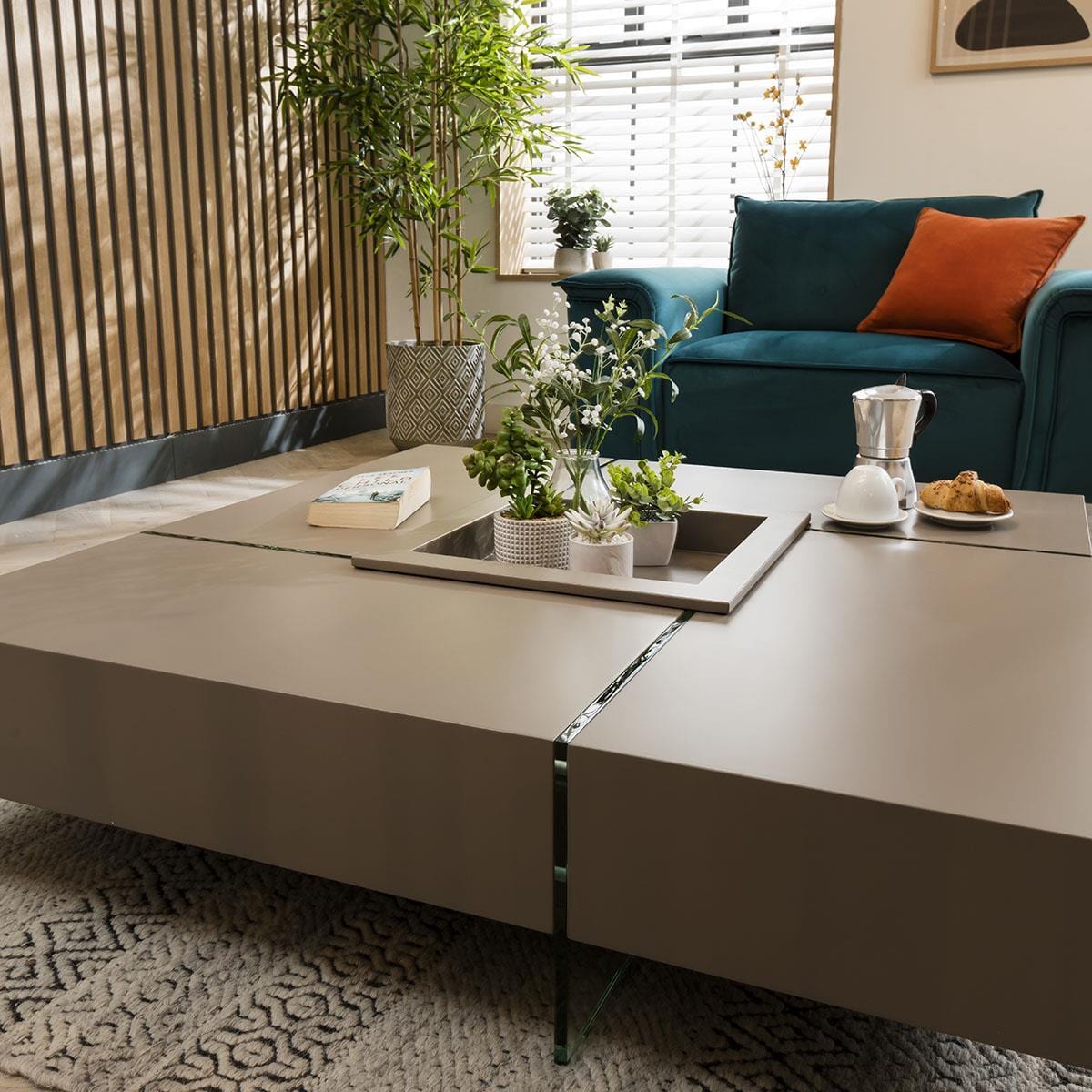 Where to Find Leo Coffee Table - Matte Taupe: Online Retailers Guide