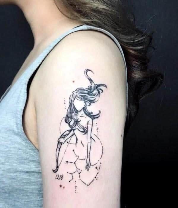 Cool Sagittarius Tattoo Ideas for Women | Check Out These Awesome Designs