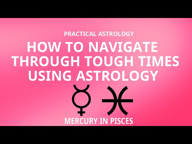 Having a tough time with pisces mercury?  Get tips to make it easier!