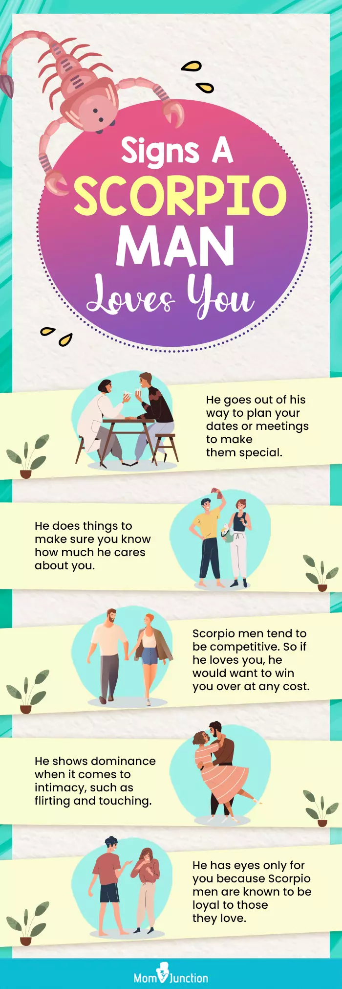 How to tell if a Scorpio guy likes you? Read his body language right!