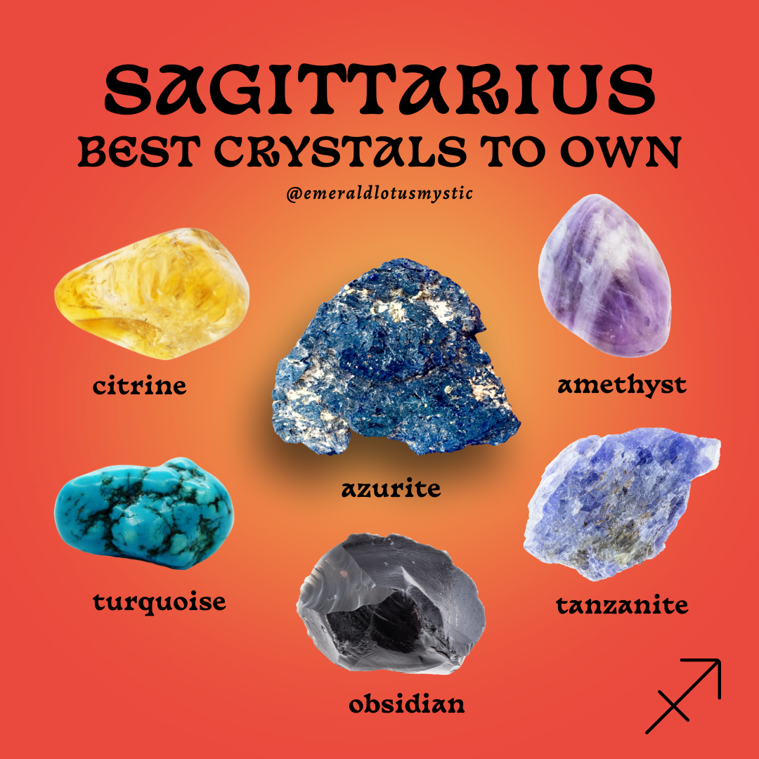 Crystals for Sagittarius:  Which stones do you really need? See these top picks