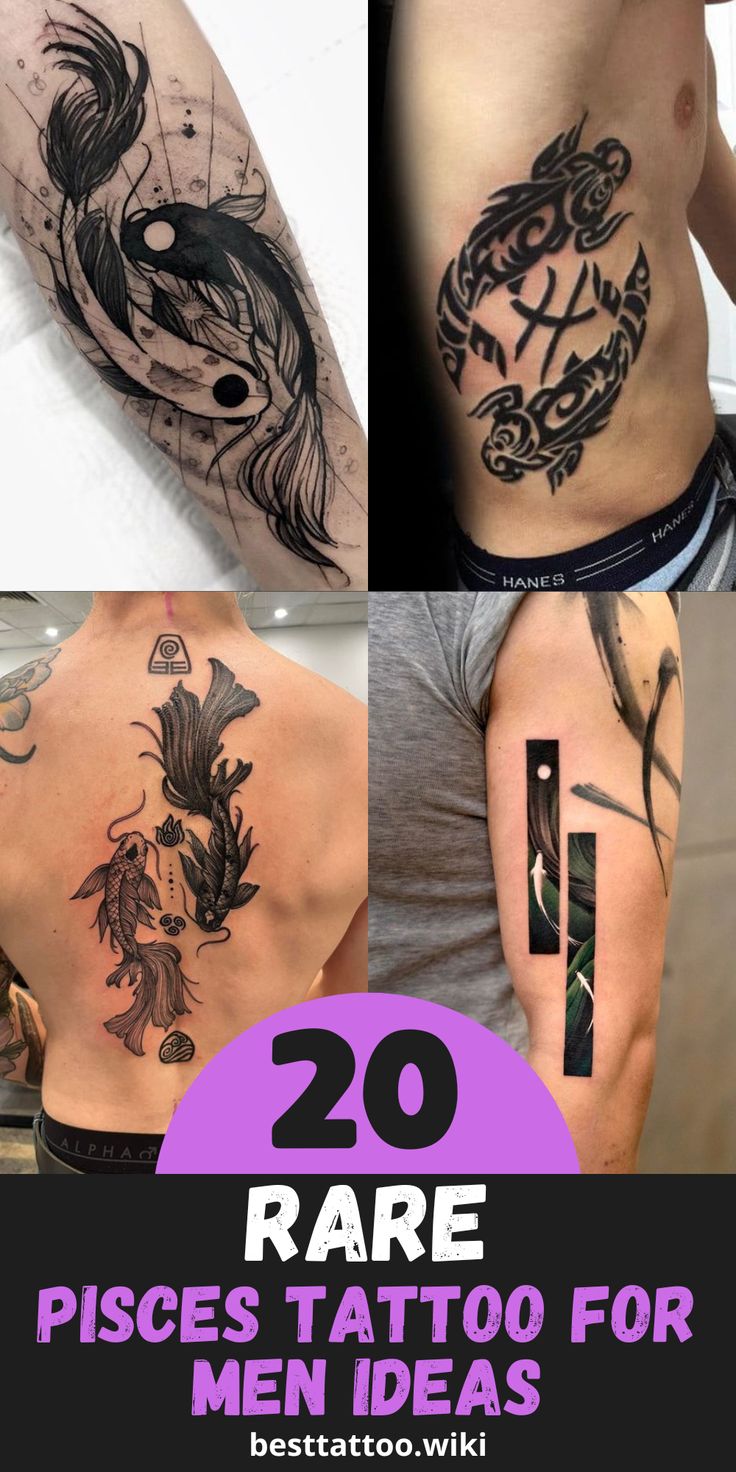 Top Pisces Tattoo Male Styles and Where to Find Them